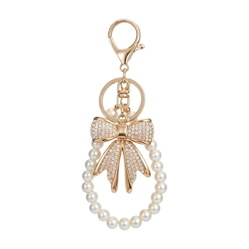 PearlBow - Bag Charm